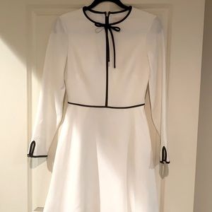 Ted Baker size 1 white and black dress